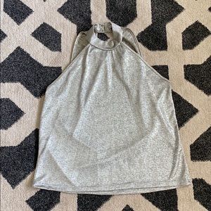 Sparkly Tank Top with Collar